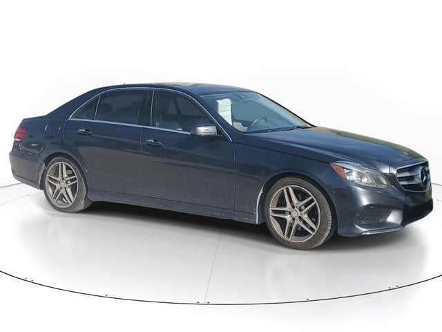 2015 Mercedes-Benz E-Class E 350 in Gray — front three-quarter view